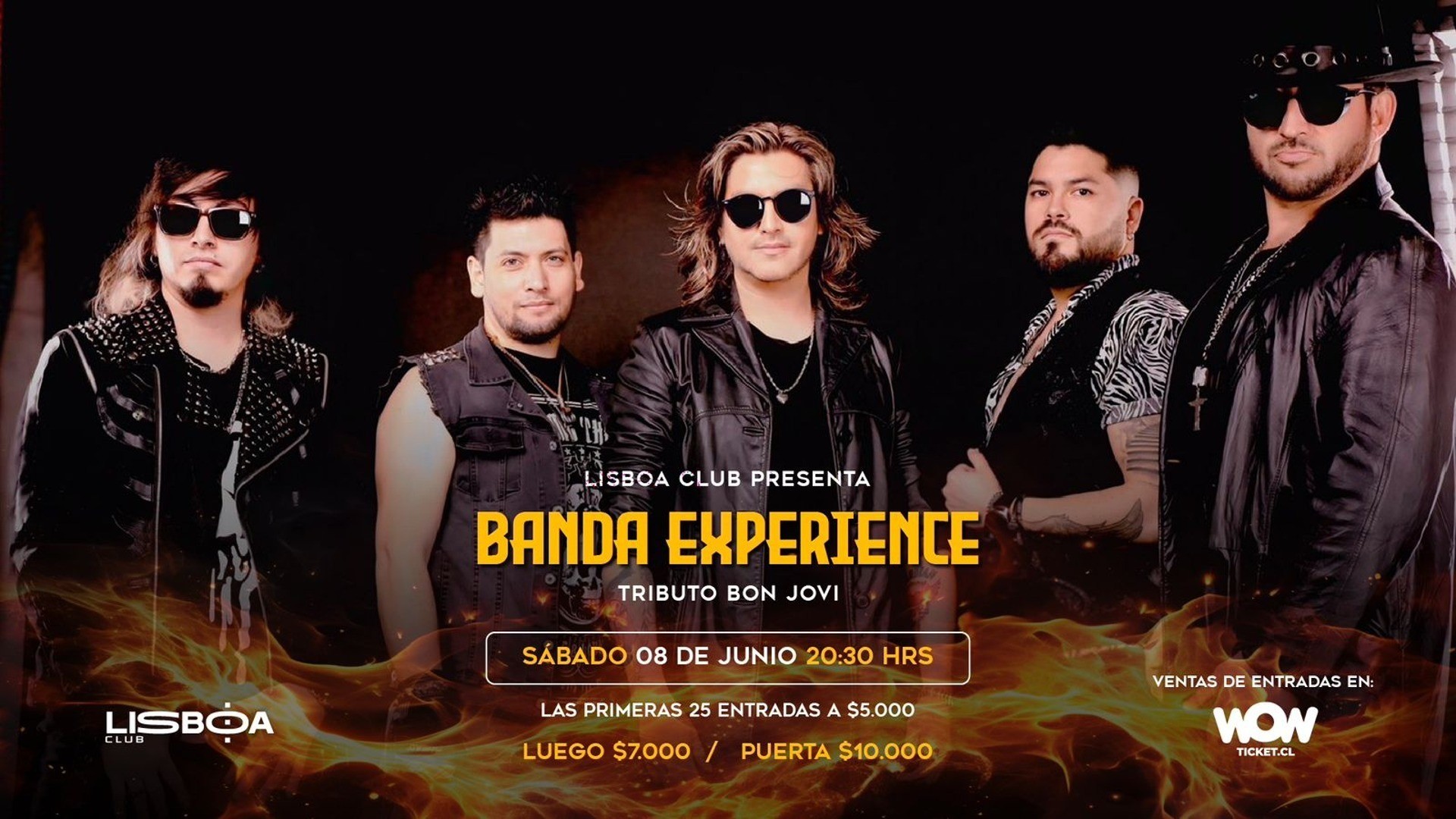 Tributo a Bon Jovi en Club Lisboa