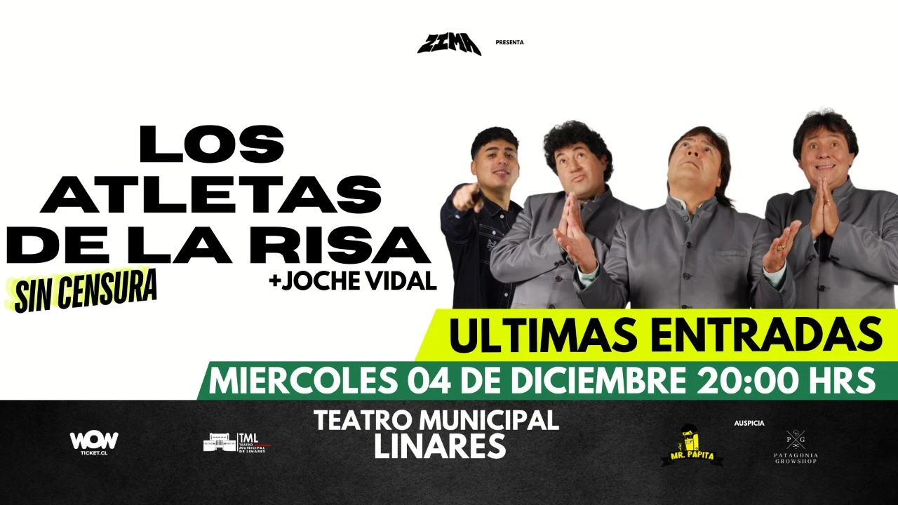 LOS ATLETAS DE LA RISA & JOCHE VIDAL EN LINARES [MIERCOLES 04 DE DICIEMBRE ]