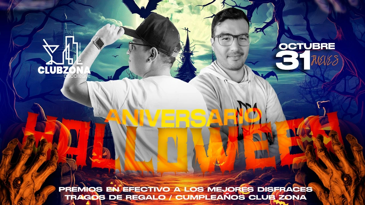 ANIVERSARIO HALLOWEEN CLUB ZONA