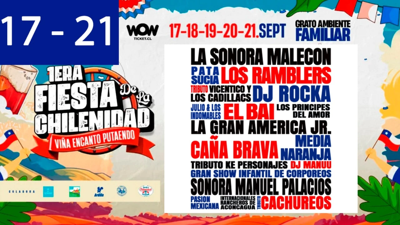 PASE DE 5 DÍAS - Fiesta de la Chilenidad Viña Encanto Putaendo